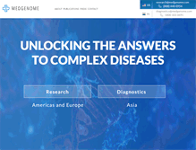 Tablet Screenshot of medgenome.com